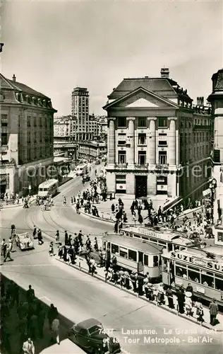 AK / Ansichtskarte Lausanne_VD Le Grand Pont Tour Metropole Bel Air Lausanne VD