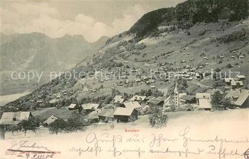 AK / Ansichtskarte Amden_SG Panorama Amden_SG