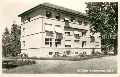 AK / Ansichtskarte St_Gallen_SG Kantonsspital Haus 4 St_Gallen_SG