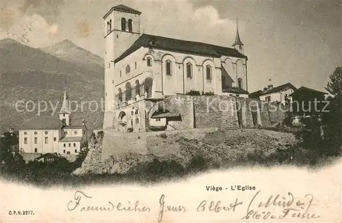 AK / Ansichtskarte Viege_Visp_VS Eglise 