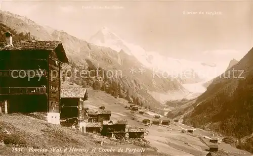 AK / Ansichtskarte Forclaz_La_Val_d_Herens_VS et Combe de Ferpecle 