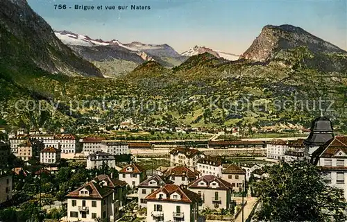 AK / Ansichtskarte Brigue_Brig_VS et vue sur Naters 