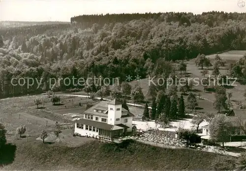 AK / Ansichtskarte Duebendorf Restaurant Waldmannsburg Duebelstein Fliegeraufnahme Duebendorf