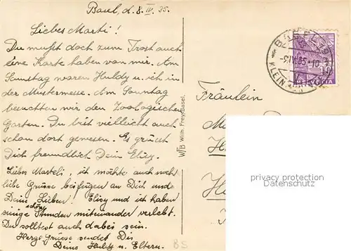 AK / Ansichtskarte Basel_BS Marktplatz mit Rathaus Basel_BS