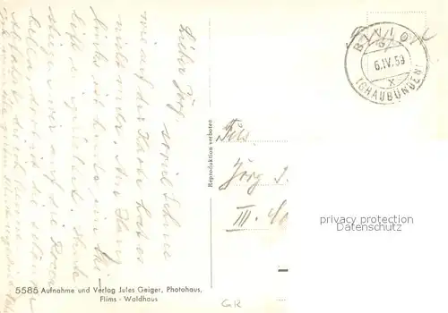 AK / Ansichtskarte Capalotta_Julierpass_GR Winterpanorama 