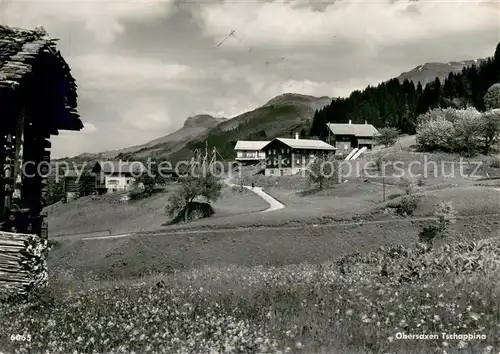 AK / Ansichtskarte Obersaxen_GR Tschappina Feldpost Obersaxen GR