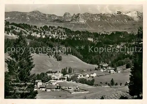 AK / Ansichtskarte Churwalden Oberndorfmit Badanstalt Churwalden