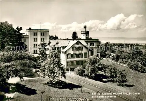 AK / Ansichtskarte St_Gallen_SG Kneipp Kurhaus Oberwaid am Bodensee St_Gallen_SG