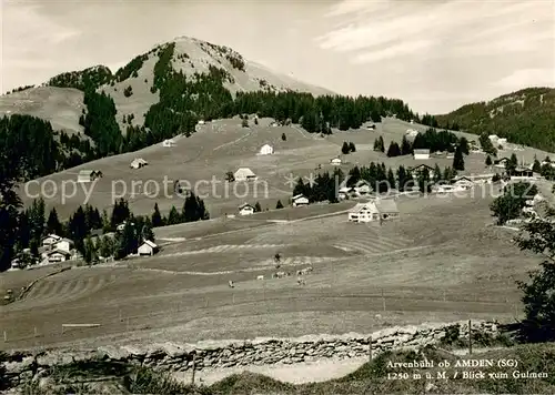 AK / Ansichtskarte Arvenbuehl_Amden_SG Blick zum Gulmen 