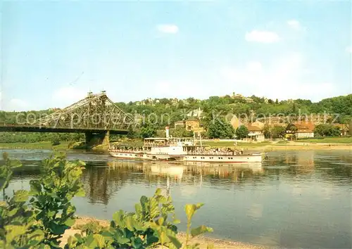 AK / Ansichtskarte Dampfer_Seitenrad Dresden Schmolka 