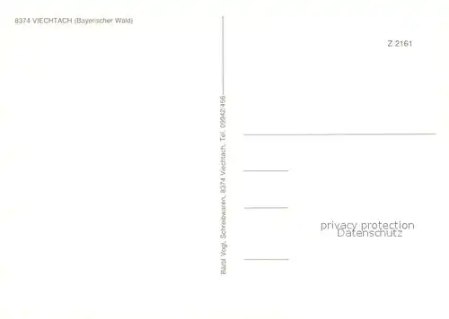 AK / Ansichtskarte Chronik AK Stadt Viechtach 