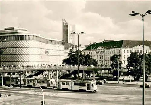 AK / Ansichtskarte Strassenbahn Messestadt Leipzig 