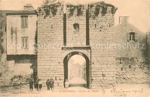 AK / Ansichtskarte Guerande Porte de Saille Guerande