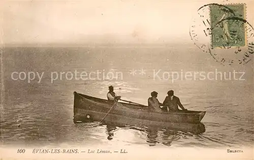 AK / Ansichtskarte Evian les Bains_74 Bateau au Lac Leman 