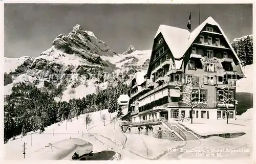 AK / Ansichtskarte Braunwald_GL Hotel Alpenblick Braunwald GL