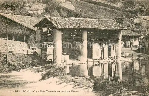 AK / Ansichtskarte Bellac Une Tannerie au bord du Vincou Bellac