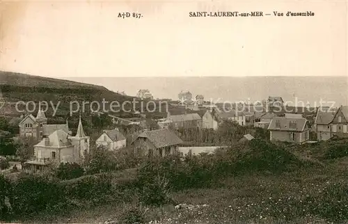 AK / Ansichtskarte Saint Laurent sur Mer Vue d ensemble Saint Laurent sur Mer