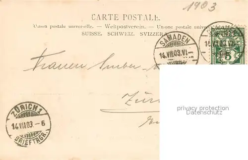 AK / Ansichtskarte Samaden Panorama mit Berninagruppe Samaden