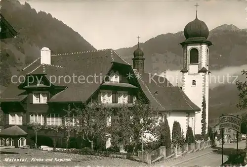 AK / Ansichtskarte Melchtal Kirche und Kaplanei Melchtal