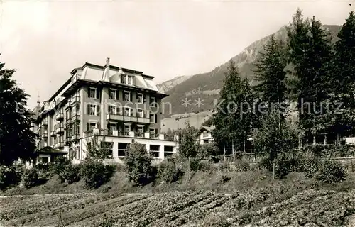 AK / Ansichtskarte Lungern Haus St Josef mit Schynberg Lungern