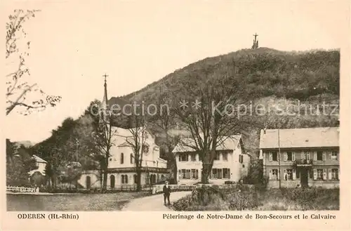 AK / Ansichtskarte Oderen_Haut_Rhin Pelerinage de Notre Dame de Bon Secours et le Calvaire Oderen_Haut_Rhin