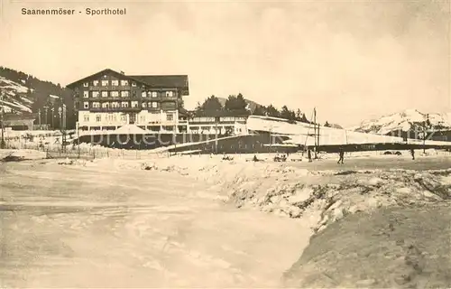 AK / Ansichtskarte Saanenmoeser_Saanen Sporthotel Saanenmoeser Saanen