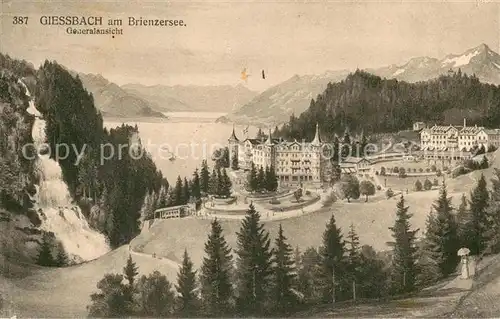 AK / Ansichtskarte Giessbach_BE am Brienzersee Panorama 