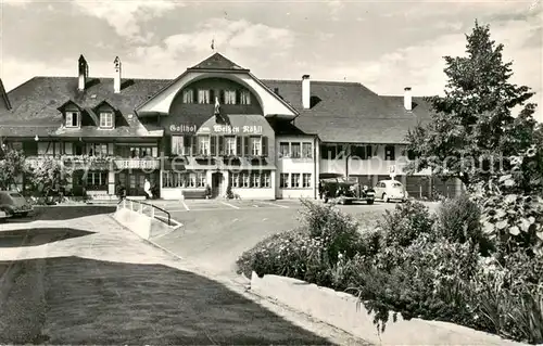 AK / Ansichtskarte Zaeziwil_BE Gasthof zum Weissen Roessli 