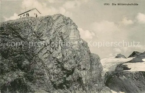 AK / Ansichtskarte Lenk_Simmental Wildstrubelhuette Lenk Simmental