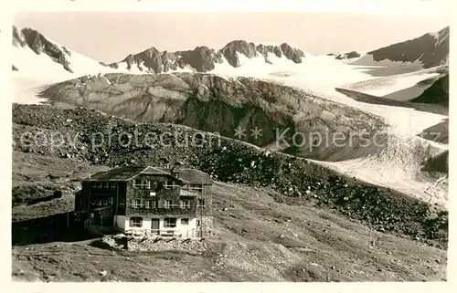 AK / Ansichtskarte Vernagthuette_2766m_oetztaler_Alpen Panorama 