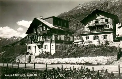 AK / Ansichtskarte Pontresina Pension Edelweiss und Dependance Pontresina