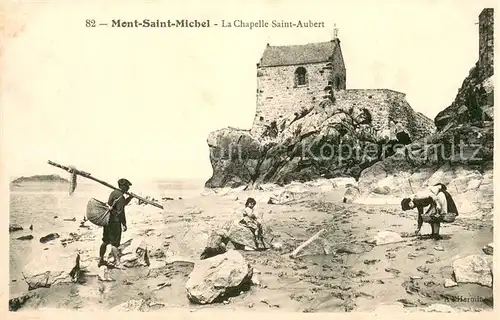AK / Ansichtskarte Mont Saint Michel La Chapelle Saint Aubert Mont Saint Michel