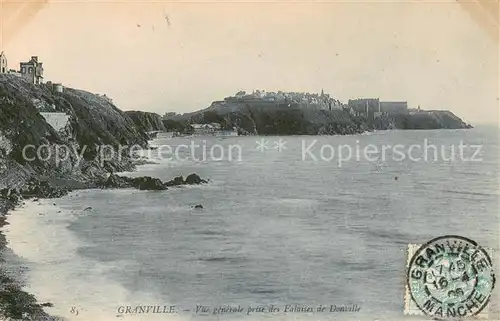 AK / Ansichtskarte Granville_50_Manche Vue generale prise des Falaises de Donville 