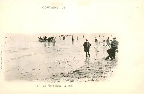 AK / Ansichtskarte Coutainville A la plage Coutainville