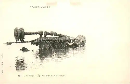 AK / Ansichtskarte Coutainville L antilope Epaves d un navire echove Coutainville