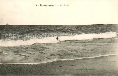 AK / Ansichtskarte Coutainville Mer haute Coutainville