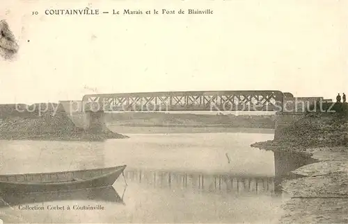 AK / Ansichtskarte Coutainville Le marais et le pont de Blainville Coutainville