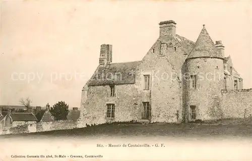 AK / Ansichtskarte Coutainville Le Manoir Coutainville