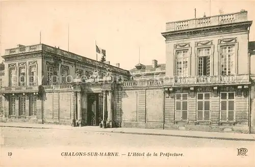 AK / Ansichtskarte Chalons sur Marne Hotel de la Prefecture 