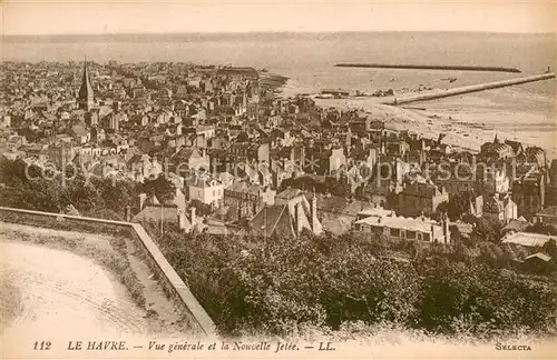 AK / Ansichtskarte Le_Havre Vue generale de la nouvelle jetee Le_Havre