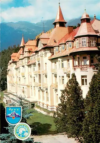 AK / Ansichtskarte Tatranska_Lomnica Grand Hotel Praha Tatranska Lomnica