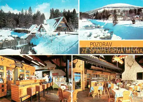 AK / Ansichtskarte Krkonose_CZ Stylova restaurace Myslivna u Divcich Lavek 