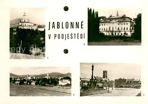 AK / Ansichtskarte Jablonne_Podjestedi_Gabel Klostel sv. Vavrince  Jablonne_Podjestedi_Gabel