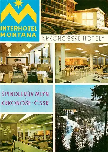 AK / Ansichtskarte Krkonose_CZ Interhotel Montana  