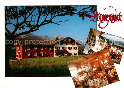 AK / Ansichtskarte Sibratsgfaell_Vorarlberg Cafe Pension Marxgut  Sibratsgfaell Vorarlberg