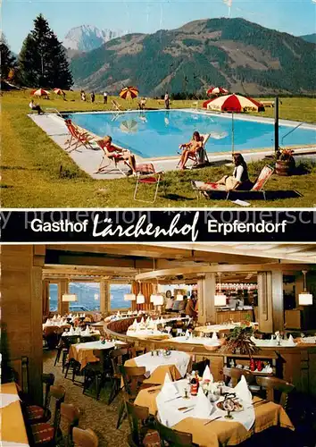 AK / Ansichtskarte Erpfendorf Gasthof Laerchehof Freibad Erpfendorf