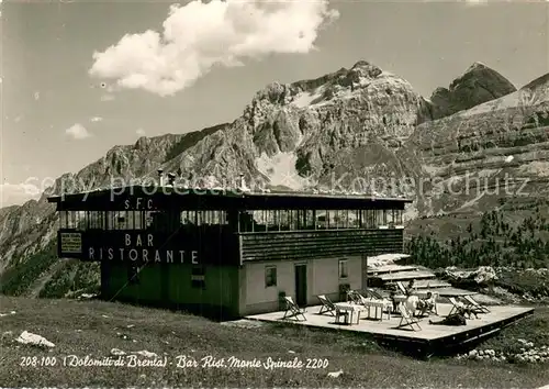 AK / Ansichtskarte Brenta Bar Ristorante Monte Spinale Brenta