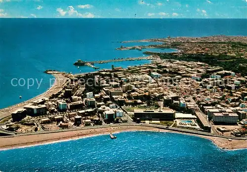 AK / Ansichtskarte Rhodos_Rhodes_aegaeis Fliegeraufnahme Gesamtansicht d. Stadt Rhodos_Rhodes_aegaeis
