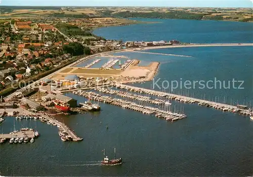 AK / Ansichtskarte Struer Fliegeraufnahme Hafen Struer