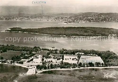 AK / Ansichtskarte Cannes_06 Fliegeraufnahme Les Iles de Lerins Saint Honorat et Saint Marguerite 